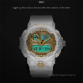 Novidade SMAEL 8023 Relógio esportivo masculino à prova d&#39;água Relógios digitais de marca de ponta com pulseira de plástico de qualidade e display duplo